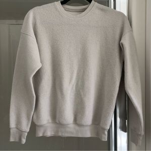 Soft Beige Crewneck Sweater Size XS